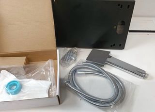 Panel Ducha Negro Termostático