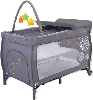 Asalvo Cuna de Viaje 4 en 1 – Doble Altura, Parque