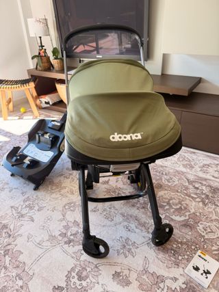 Doona+ Silla Coche Bebé y Carrito + Base Isofix