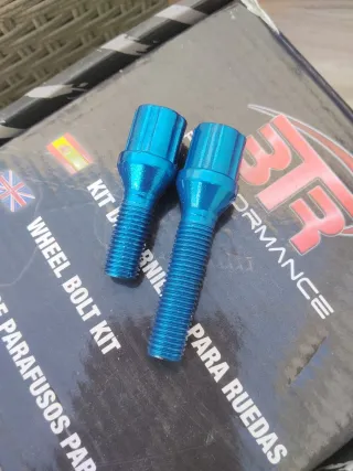 Bmw Tornillos Antirrobo Azul eléctrico metalizado
