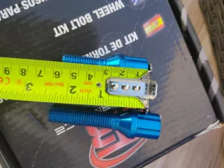 Bmw Tornillos Antirrobo Azul eléctrico metalizado