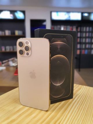 IPHONE 12 PRO 512GB DORADO 100% BATERIA.-