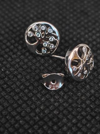 Pendientes plata 925 árbol de la vida051-04-00568