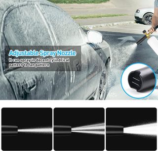 Alta presión con Espuma de Nieve, Ajustable cañón