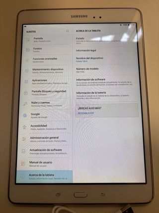 Tablet Samsung Tab A 16 GB