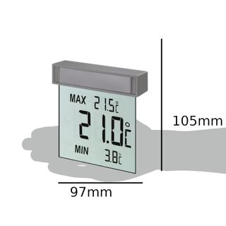 Termómetro de ventana digital TFA Dostmann Vision,