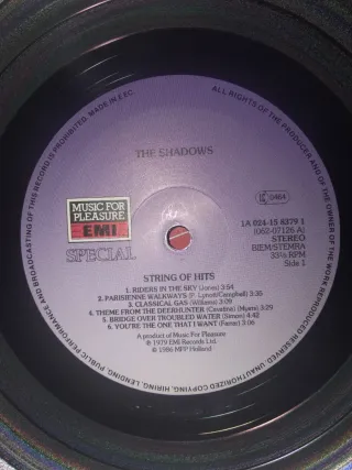 Vinilo LP The Shadows - String of Hits