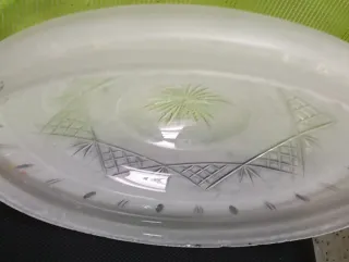 Plafón de cristal antiguo