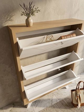 Consola de lujo madera y metal