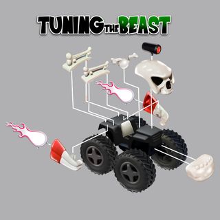 Quad Skeleton, vehículo de Juguete con diseño de C