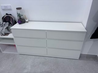 Cómoda KULLEN 6 cajones IKEA Blanca