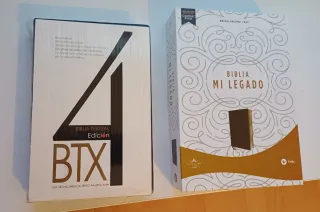 Biblia textual 4 edicion y biblia mi legado.
