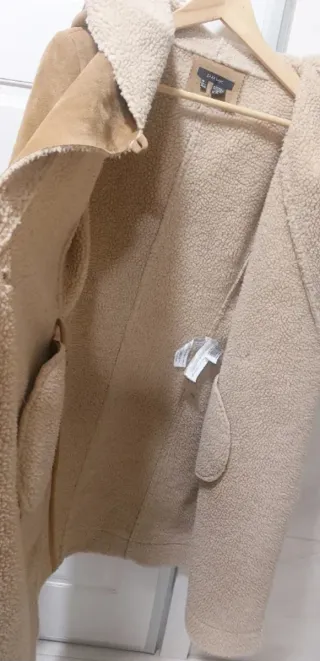 Parka chaqueton Zara borrego S