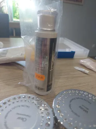 Polvo Acrílico Uñas Blanco y clear