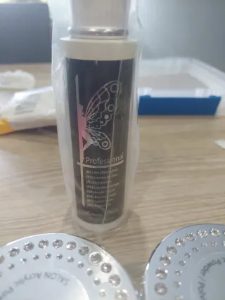 Polvo Acrílico Uñas Blanco y clear