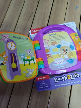 Fisher-Price Ríe y Aprende Libro Interactivo
