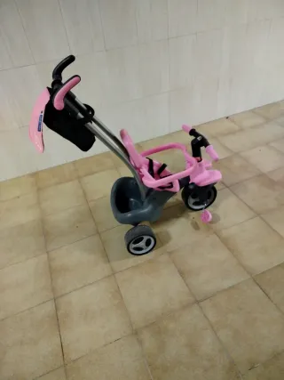 Triciclo para bebé rosa