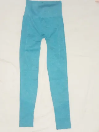 Mallas Push Up Mujer Azul T XS