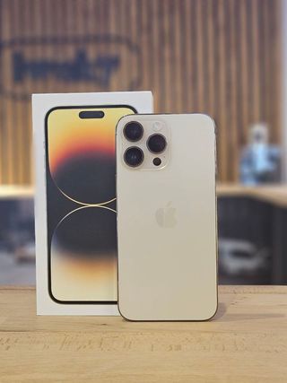 IPHONE 14 PRO MAX 128GB DORADO 100% BATTERIA