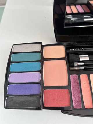 Estuche de maquillaje multicolor