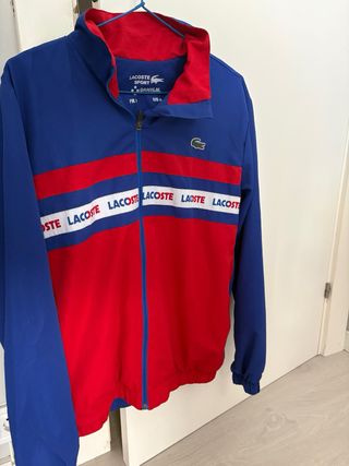Sudadera Lacoste Roja y Azul Precio negociable