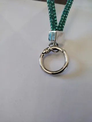 Portachiavi tubo con gemme agata