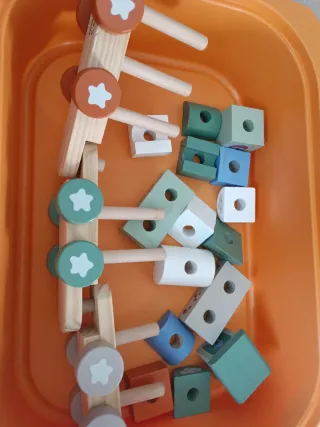 Tren de madera para niños