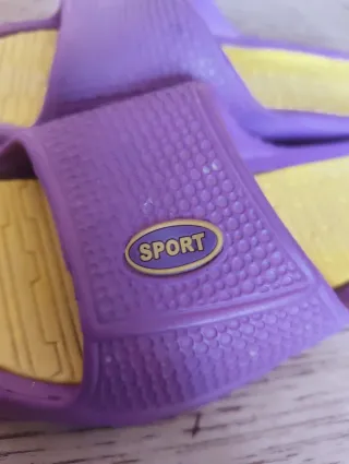 Ciabatte donna viola giallo taglia 36/37