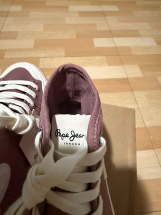 Zapatillas Pepe Jeans Mujer Talla 38 Rosa Nuevas