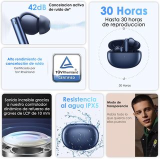 realme Buds Air 3 Auriculares Inalambricos,Cancela