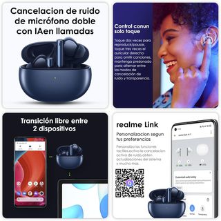 realme Buds Air 3 Auriculares Inalambricos,Cancela
