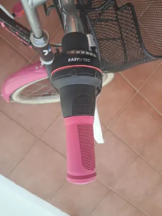 Bicicleta infantil con cesta, 6 a 9 años