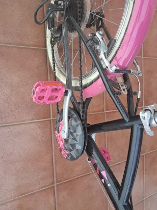 Bicicleta infantil con cesta, 6 a 9 años