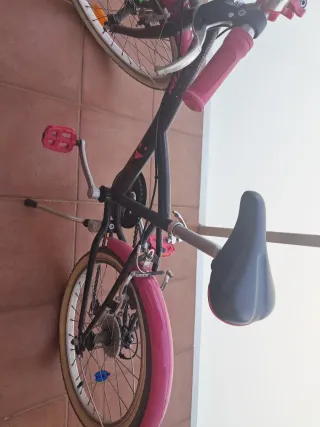 Bicicleta infantil con cesta, 6 a 9 años