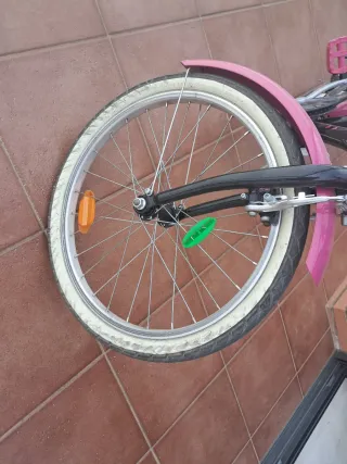 Bicicleta infantil con cesta, 6 a 9 años