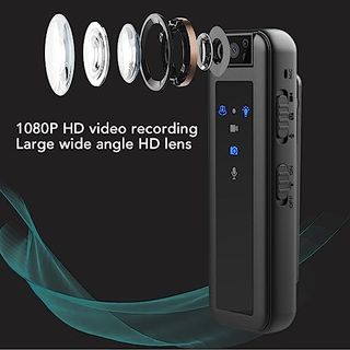 Mini Cámara Corporal 1080P Body Cam Visión Nocturn