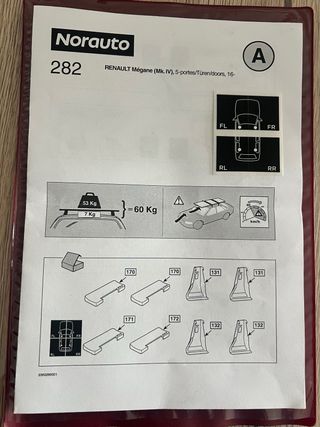 Barras de techo para coche