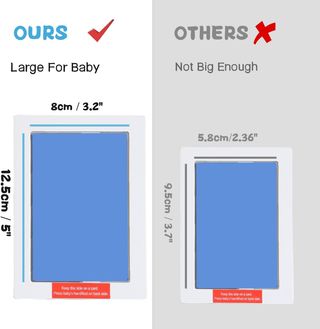 XL Kit Huella del Pie, Kit de Huellas Bebé Pie y M