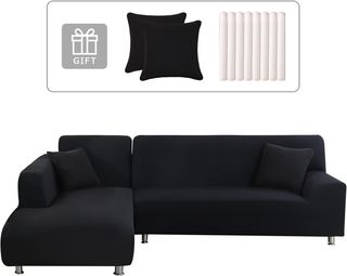 Funda para Sofá Chaise Longue 2 Piezas Funda Cubre