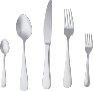 Amazon Basics Juego de cubertería de acero inoxida