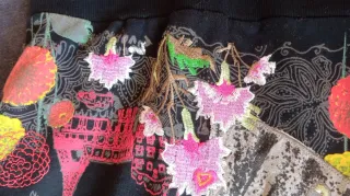 Falda Desigual Talla S Estampada