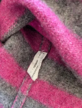 Jersey Mango rayas rosa y gris Talla S