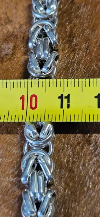 Collana in argento stile bizantino