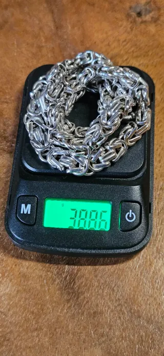 Collana in argento stile bizantino