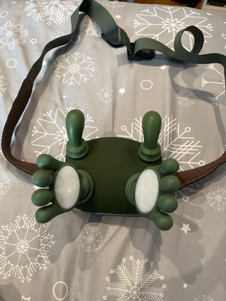 Masajeador de cabeza verde