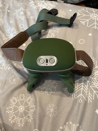 Masajeador de cabeza verde