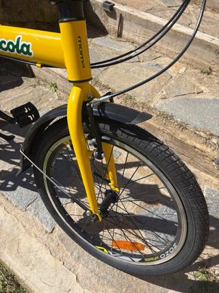Bicicleta Plegable Moma Amarilla