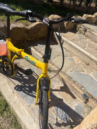 Bicicleta Plegable Moma Amarilla