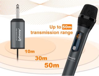 Audibax Missouri Free Hand Dual UHF - Sistema de M
