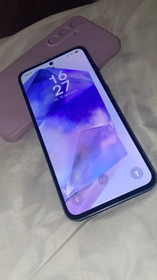 Samsung A55 azul marino
